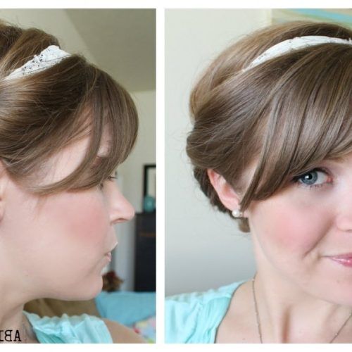 Cute And Easy Updo Hairstyles For Short Hair (Photo 9 of 15)