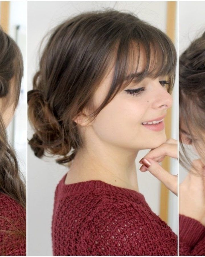 15 Ideas of Updos for Long Hair with Bangs