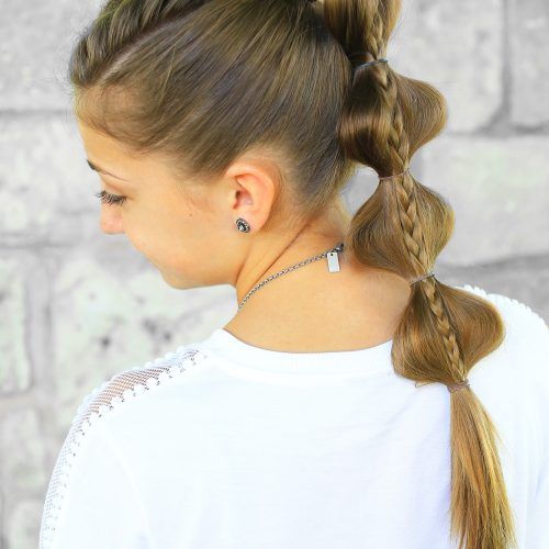 Braided Bubble Ponytail Hairstyles (Photo 11 of 20)