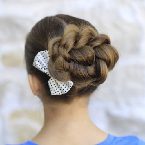Messy Rope Braid Updo Hairstyles (Photo 6 of 20)