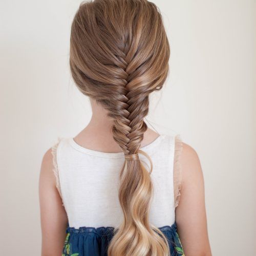 Mermaid Braid Hairstyles With A Fishtail (Photo 7 of 20)