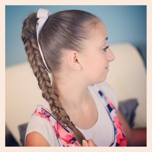 Reverse Braid And Side Ponytail (Photo 15 of 15)