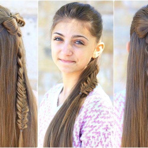 Bow Braid Ponytail Hairstyles (Photo 8 of 20)