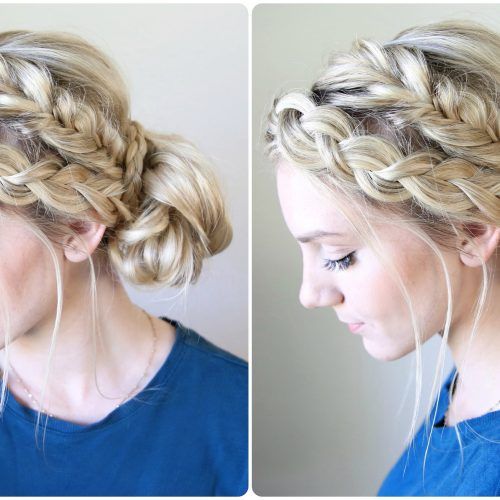 Braided Hairstyles With Buns (Photo 3 of 15)