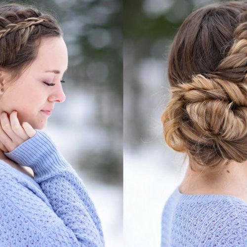 Stacked Buns Updo Hairstyles (Photo 4 of 20)