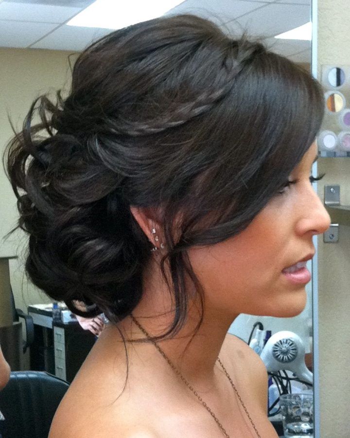 20 Best Ideas Side Bun Prom Hairstyles with Black Feathers