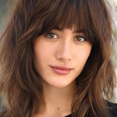 Shoulder Length Hair With Bangs And Layers (Photo 10 of 15)