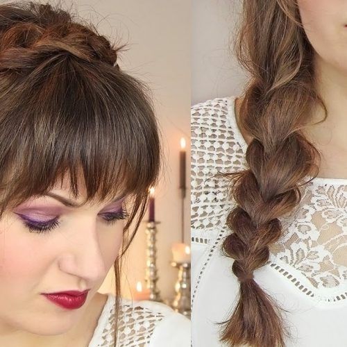 Thick And Thin Braided Hairstyles (Photo 13 of 20)