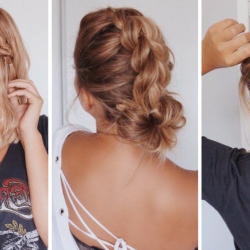 Easy And Cute Updos For Medium Length Hair (Photo 9 of 15)