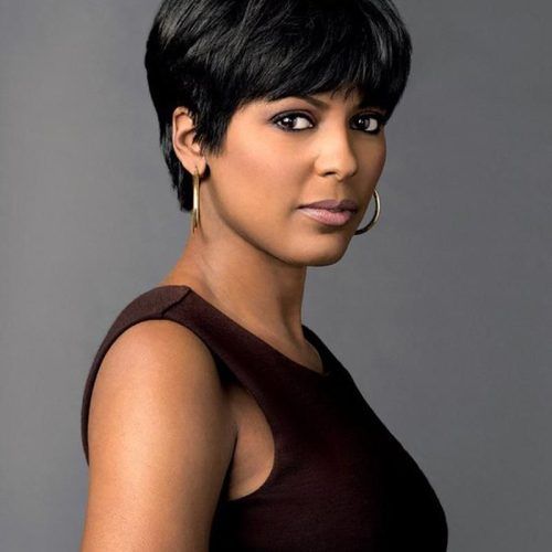 Medium Haircuts For Black Women With Fine Hair (Photo 8 of 20)