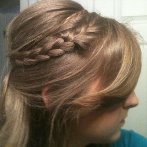 Bumped Twist Half Updo Bridal Hairstyles (Photo 10 of 20)