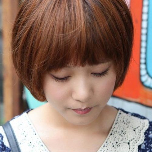 Cute Korean Hairstyles For Short Hair (Photo 4 of 20)