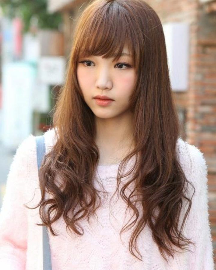 15 Ideas of Cute Korean Hairstyles for Girls with Long Hair
