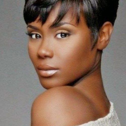 Black Woman Short Haircuts (Photo 17 of 20)
