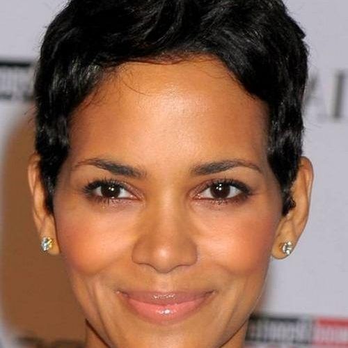 Short Haircuts For Round Faces Black Hair (Photo 11 of 20)