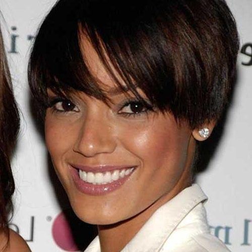 Black Short Haircuts For Round Faces (Photo 18 of 20)