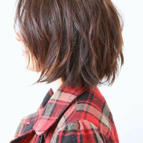 Scrunched Curly Brunette Bob Hairstyles (Photo 11 of 20)