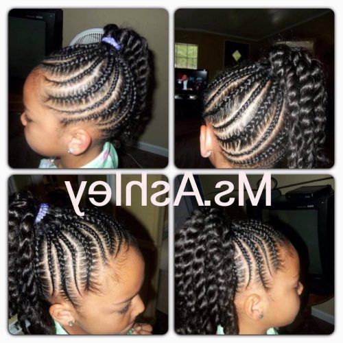 Cornrows And Senegalese Twists Ponytail Hairstyles (Photo 5 of 20)