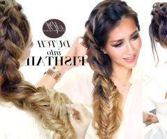 20 Photos Messy Side Fishtail Braided Hairstyles