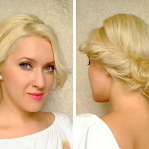 Updo Hairstyles For Short Hair For Wedding (Photo 3 of 15)