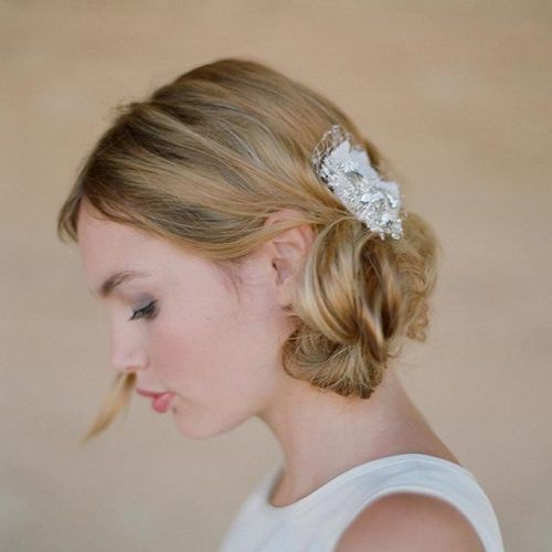 Cute Wedding Hairstyles For Short Hair (Photo 14 of 15)
