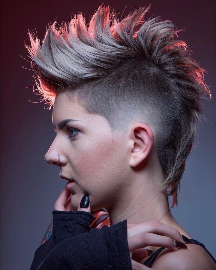 20 Best Funky Pink Mohawk Hairstyles