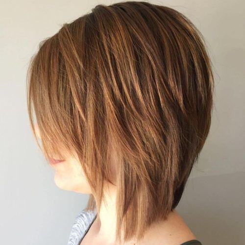 Side-Parted Layered Bob Haircuts (Photo 1 of 20)