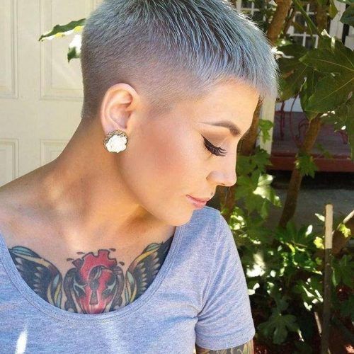 Buzzed Pixie Haircuts (Photo 10 of 20)