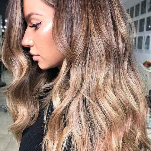 Ash Blonde Balayage Ombre On Dark Hairstyles (Photo 15 of 20)