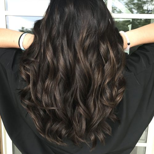 Chopped Chocolate Brown Hairstyles For Long Hair (Photo 14 of 20)