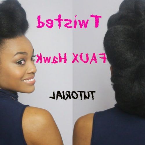 Twisted Faux Hawk Updo Hairstyles (Photo 15 of 20)