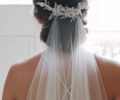 20 Ideas of Bridal Chignon Hairstyles with Headband and Veil