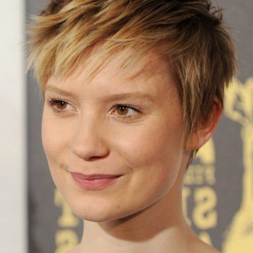 Choppy Pixie Haircuts With Blonde Highlights (Photo 11 of 20)