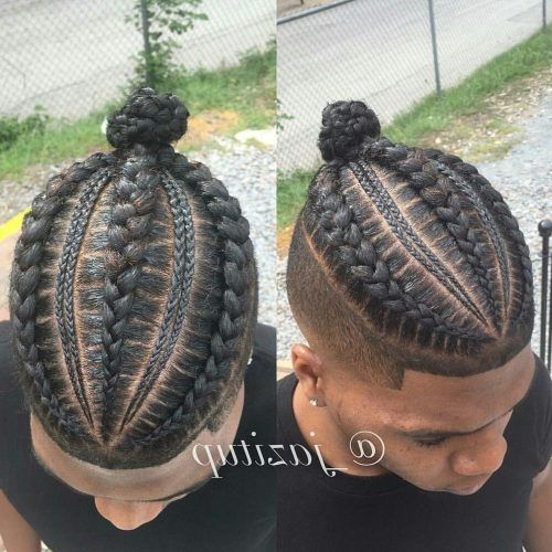 Braided Hairstyles For Man Bun (Photo 10 of 15)