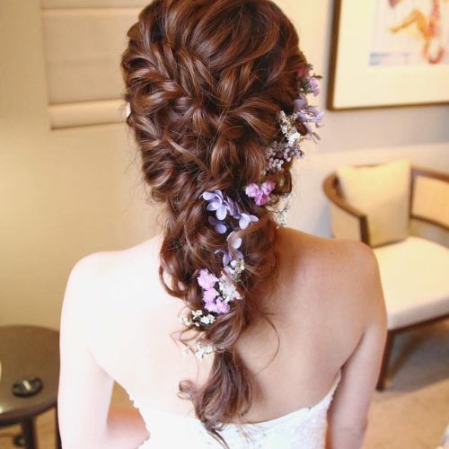 Braided Lavender Bridal Hairstyles (Photo 6 of 20)