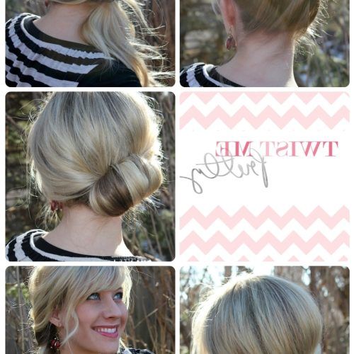 Quick Updos For Medium Length Hair (Photo 13 of 15)