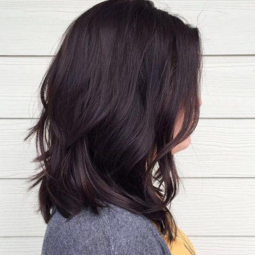 Chopped Chocolate Brown Hairstyles For Long Hair (Photo 7 of 20)