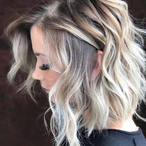 Blonde Ponytail Hairstyles With Beach Waves (Photo 2 of 20)