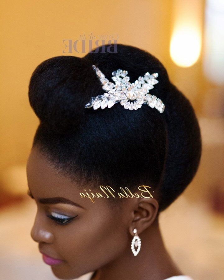 15 Inspirations Wedding Hairstyles for Natural Afro Hair