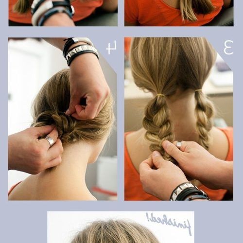 Messy Flipped Braid And Bun Hairstyles (Photo 12 of 15)