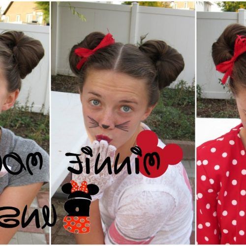 Minnie Mouse Buns Braid Hairstyles (Photo 15 of 20)