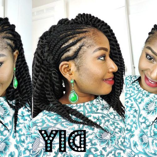 Braids And Twists Fauxhawk Hairstyles (Photo 13 of 20)