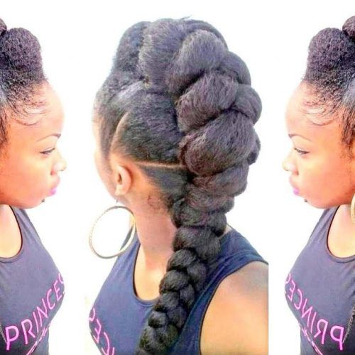 Braids And Twists Fauxhawk Hairstyles (Photo 1 of 20)