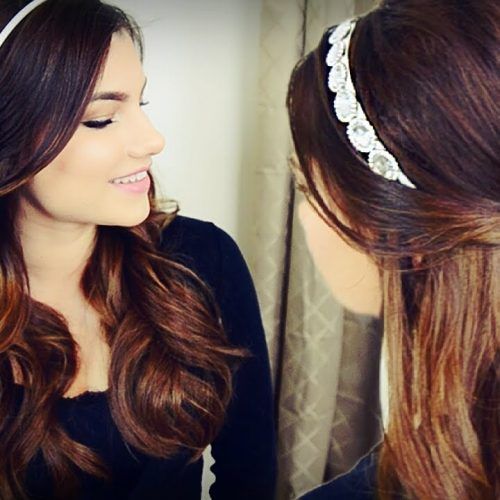 Teased Prom Updos With Cute Headband (Photo 6 of 20)
