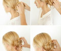 15 Inspirations Knotted Side Bun Updo