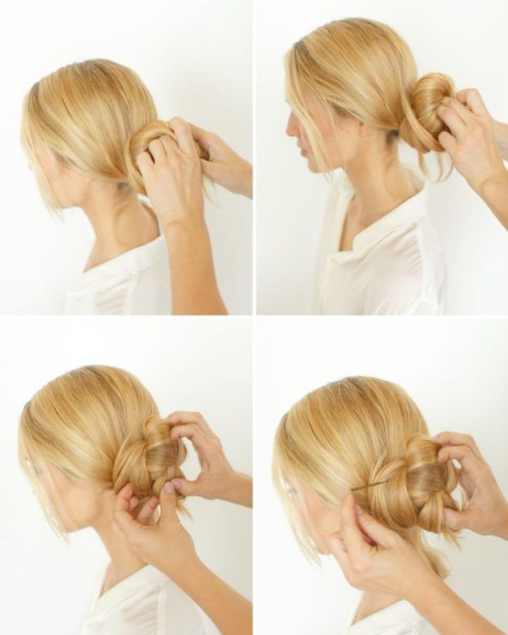 15 Inspirations Knotted Side Bun Updo