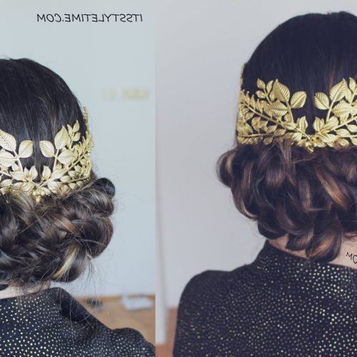 Vintage Inspired Braided Updo Hairstyles (Photo 16 of 20)