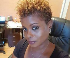 20 Photos Curly Black Tapered Pixie Hairstyles