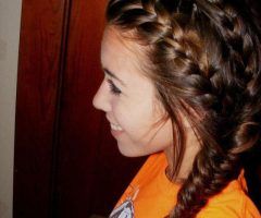 20 Ideas of Double-braided Single Fishtail Braid Hairstyles