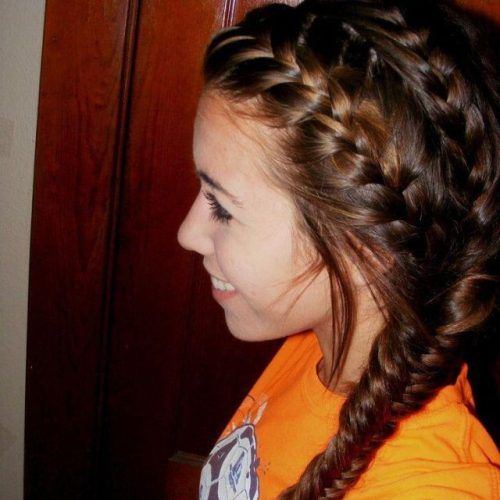 Double-Braided Single Fishtail Braid Hairstyles (Photo 1 of 20)